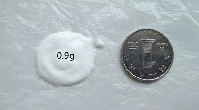 防曬的用量